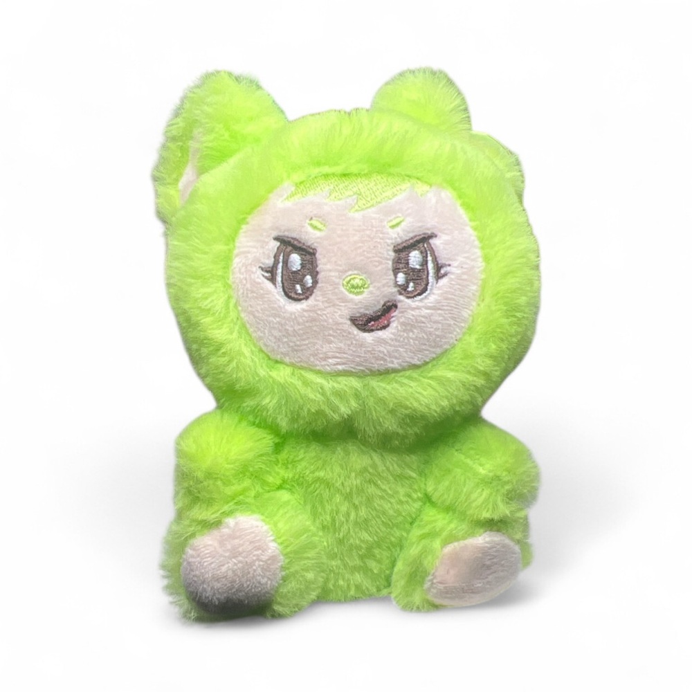 La Babies Green Plush ZuZu Keychain Clip Bag Charms NWT